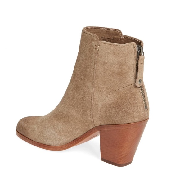 ✨FRYE✨ NWOB Cameron Suede Ankle Boot Bootie in Beige Sz US 9.5M - Picture 6 of 9